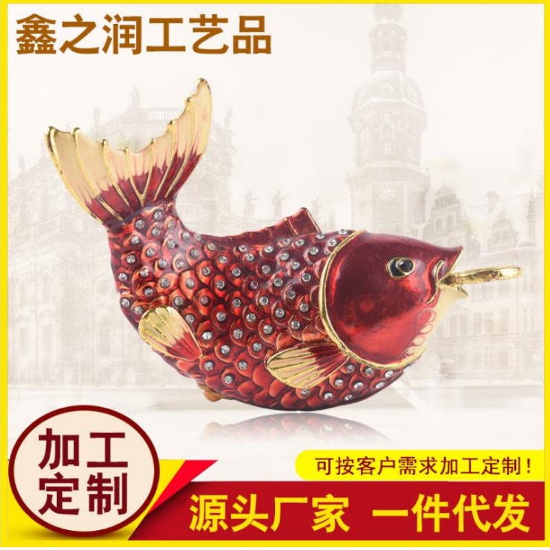 Golden Fish Decoration mascotte Home costume inauguration Qiao Qian Qian Marriage gift